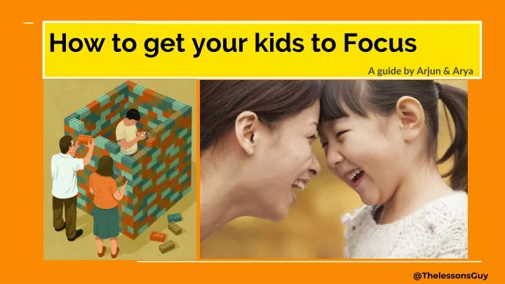 how to get your kids to focus