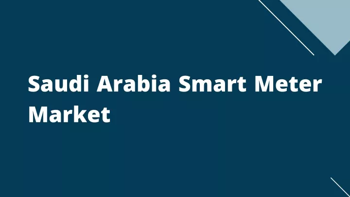 saudi arabia smart meter market