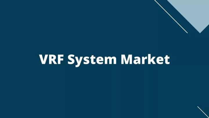 vrf system market