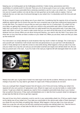keeping your car looking great can be challenging