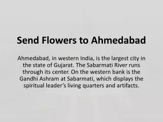 Send flowers to ahmedabad