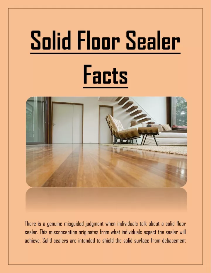 solid floor sealer facts