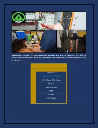 minimizing the risk of an electrical hazard
