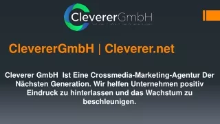 Cleverer GmbH | ClevererGmbH | Cleverer-GmbH