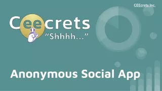 CEEcrets - Share & Read Secrets Anonymously.