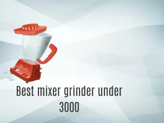 best mixer grinder under 3000