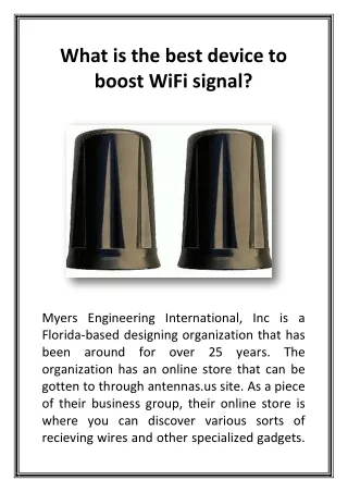 what is the best device to boost wifi signal