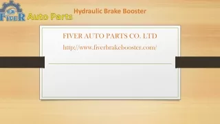 Hydraulic Brake Booster