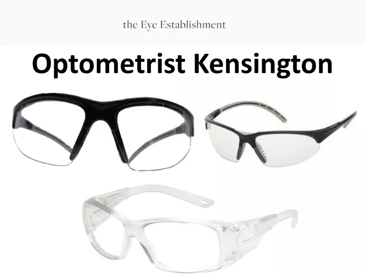 optometrist kensington