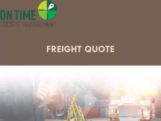 freight quote