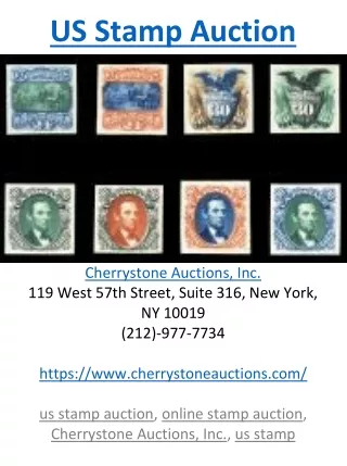 us stamp auction
