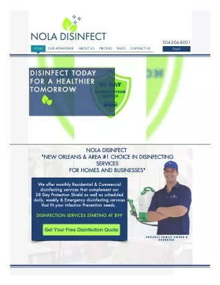 Commercial & Residential Disinfection Services | NOLA Disinfect | New Orleans