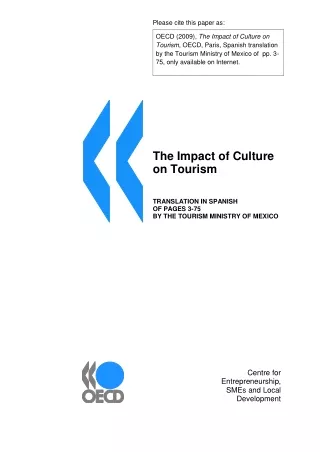 The Impact of Culture on Tourism