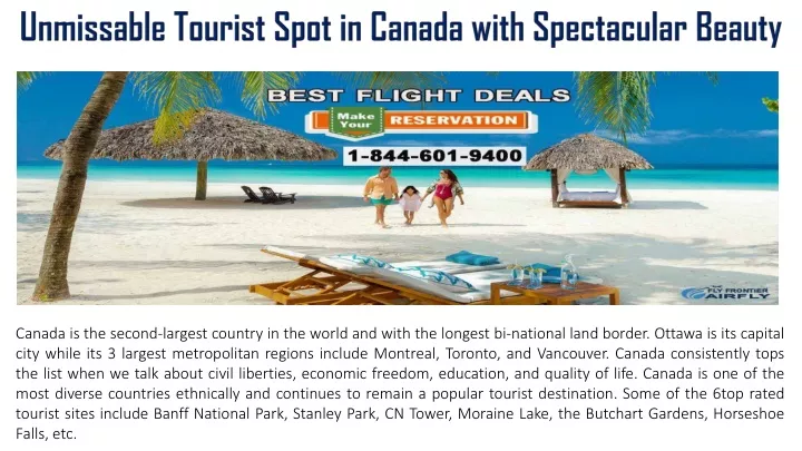 unmissable tourist spot in canada with