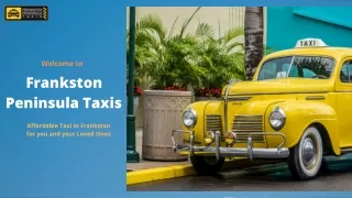 Best Cab Service In Melbourne | Frankston Peninsula Taxis