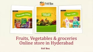 Online Fresh Fruits & Vegetable suppliers in Hyderabad