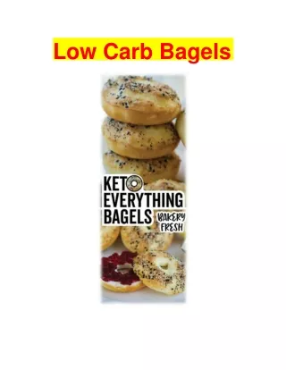 low carb bagels