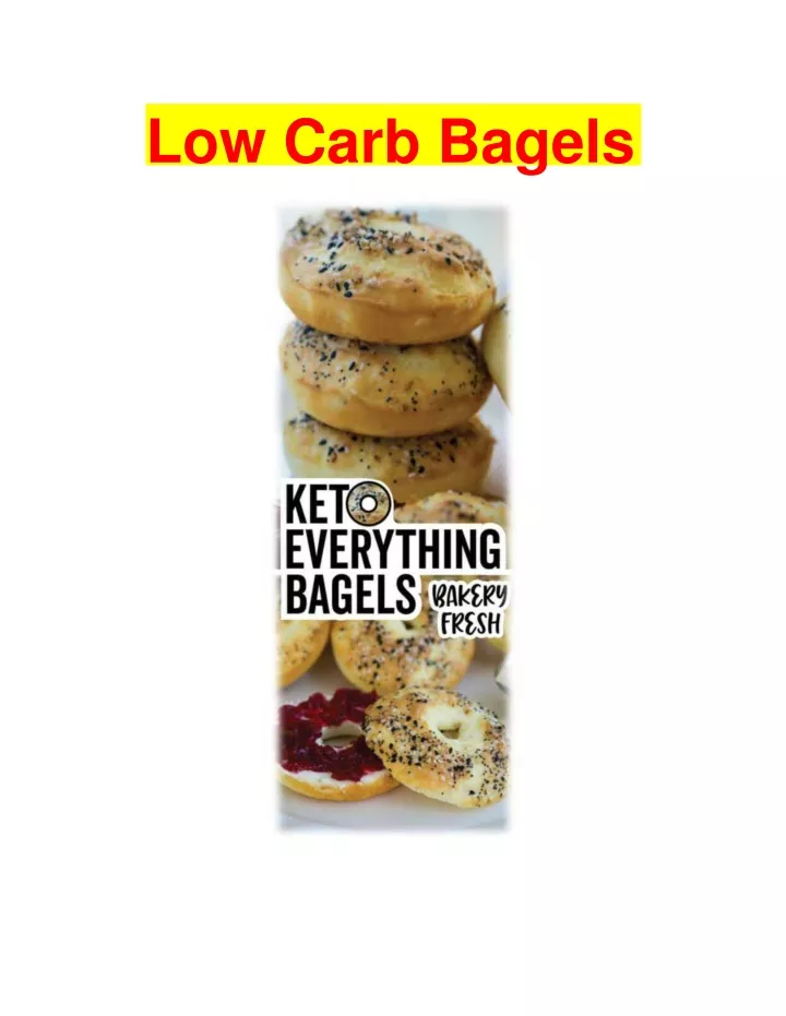 low carb bagels
