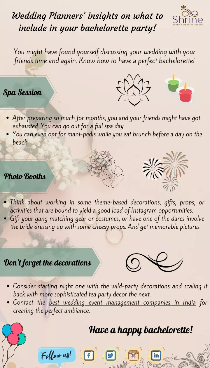 wedding planners insights on what to include