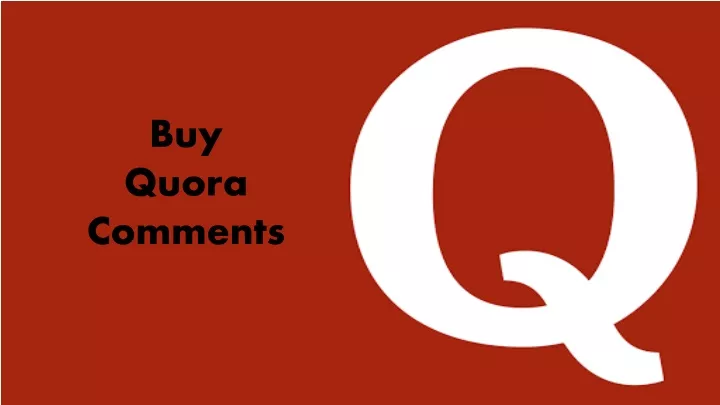 buy quora comments