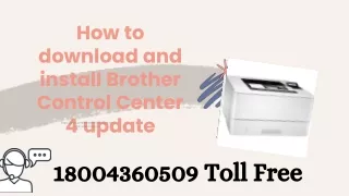 how to download and install brother control