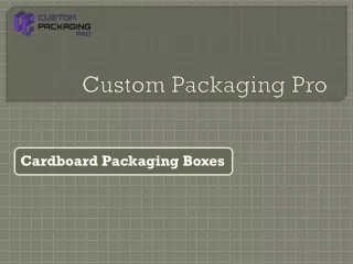 custom packaging pro