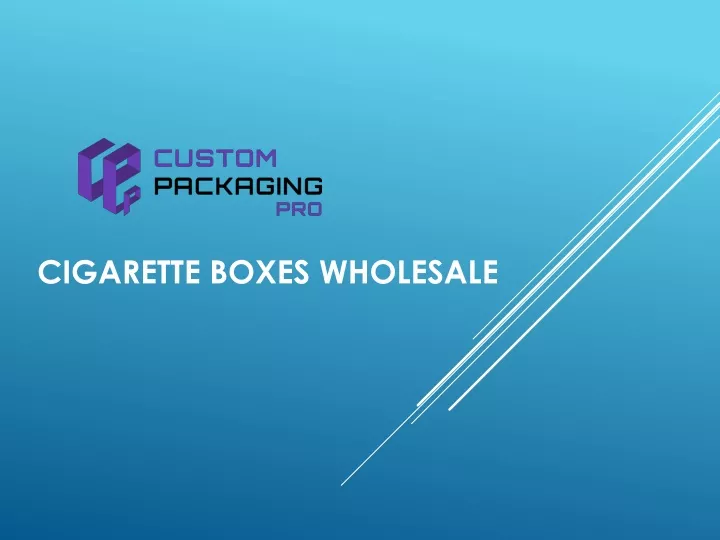 cigarette boxes wholesale