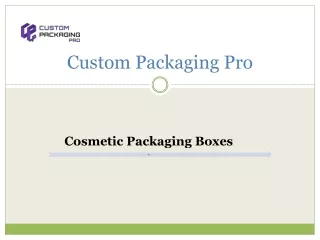 custom packaging pro