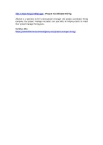 Hire A Best Project Manager - Project Coordinator Hiring - slide 1