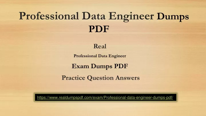 apigee api engineer professional data engineer dumps pdf