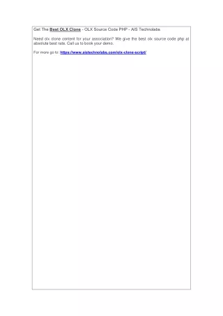 get the best olx clone olx source code