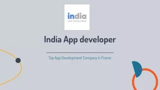 Top App Development Company in France - India App Developer