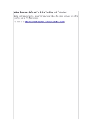 virtual classroom software for online teaching