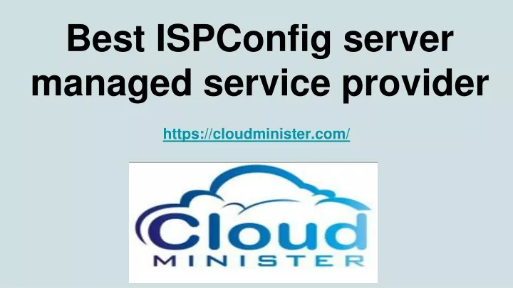 best ispconfig server managed service provider