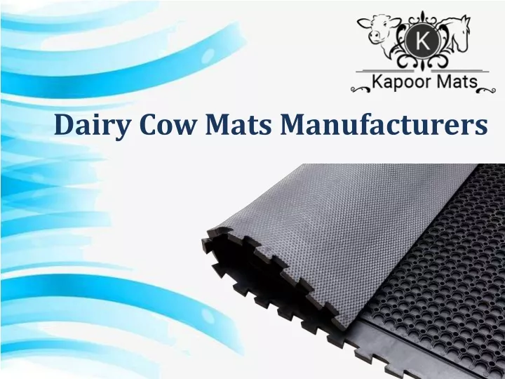 dairy cow mats manufacturers