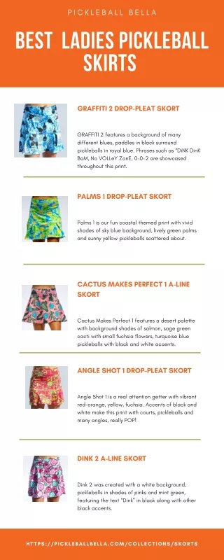 Best  Ladies pickleball skirts | Pickleball Bella