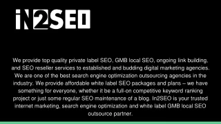 we provide top quality private label