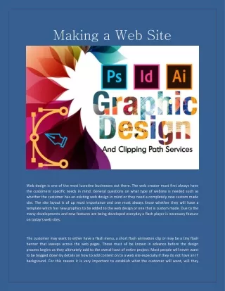 making a web site