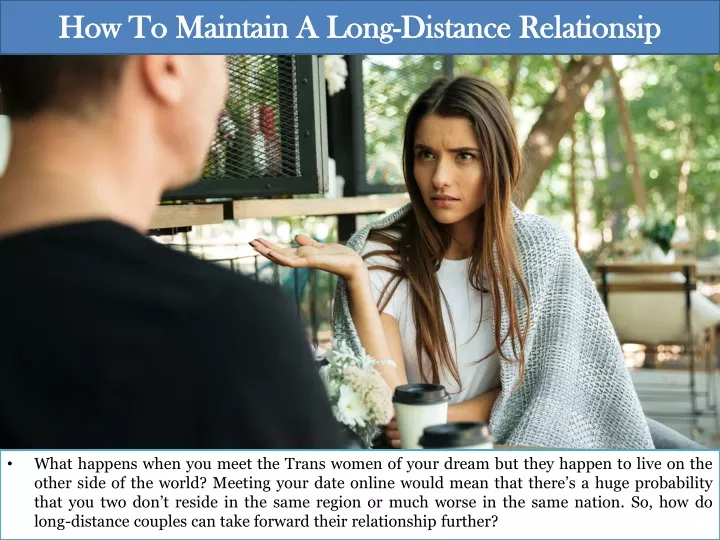 how to maintain a long distance relationsip