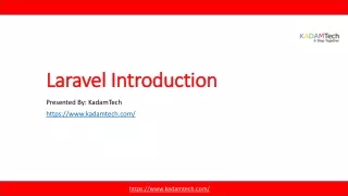 laravel introduction