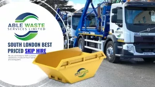 south london best priced skip hire