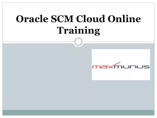 WHAT WILL PARTICIPANTS LEARN IN ORACLE SCM CLOUD TRAINING
