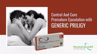 Control And Cure Mens ED With Generic Priligy
