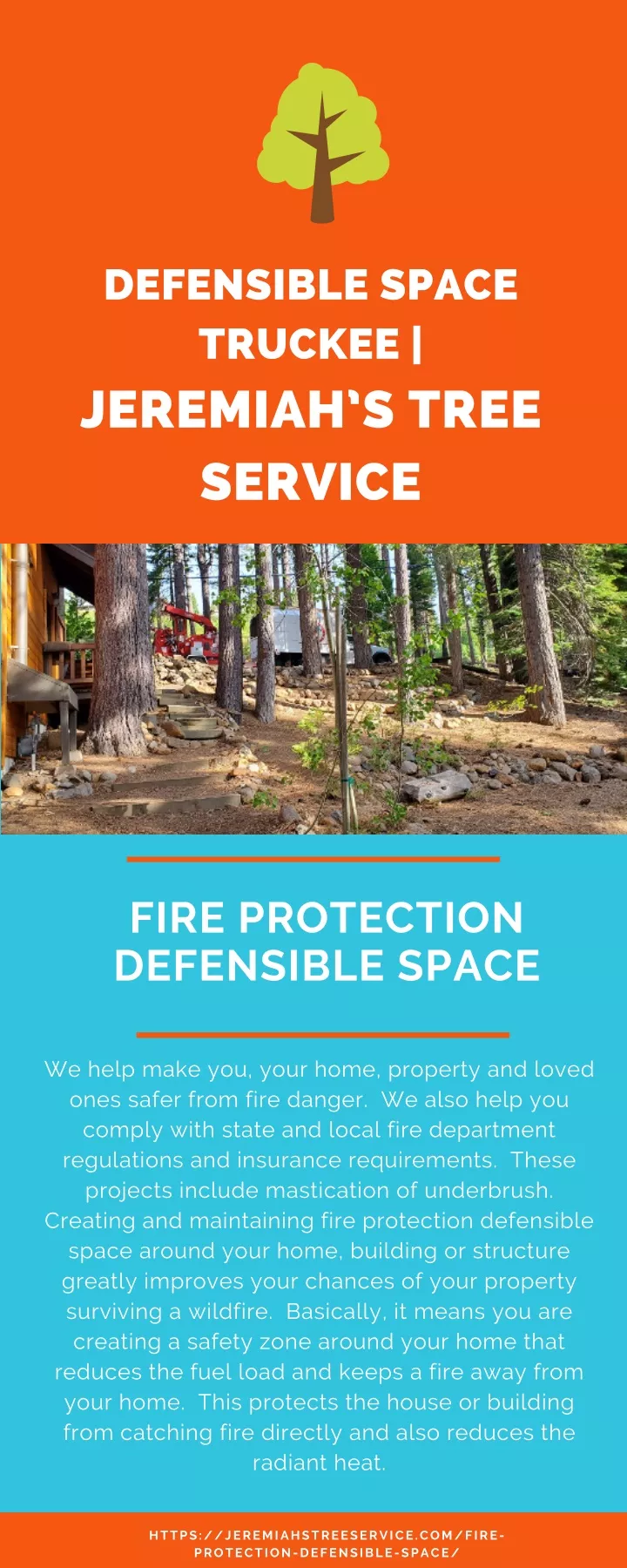 defensible space truckee jeremiah s tree service