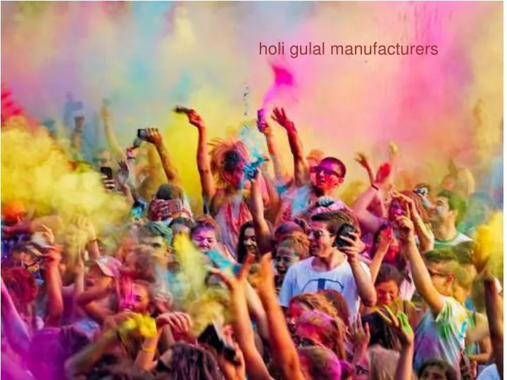 holi gulal manufacturers