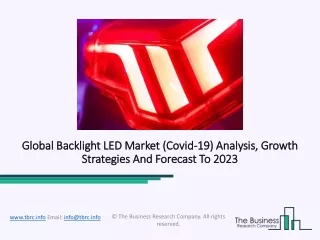 global backlight led market global backlight