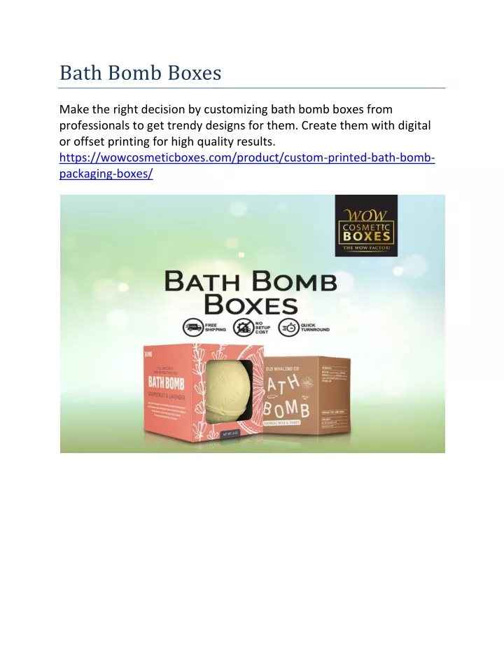 bath bomb boxes