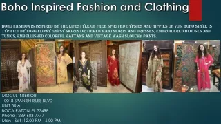 boho inspired fashion and clothing