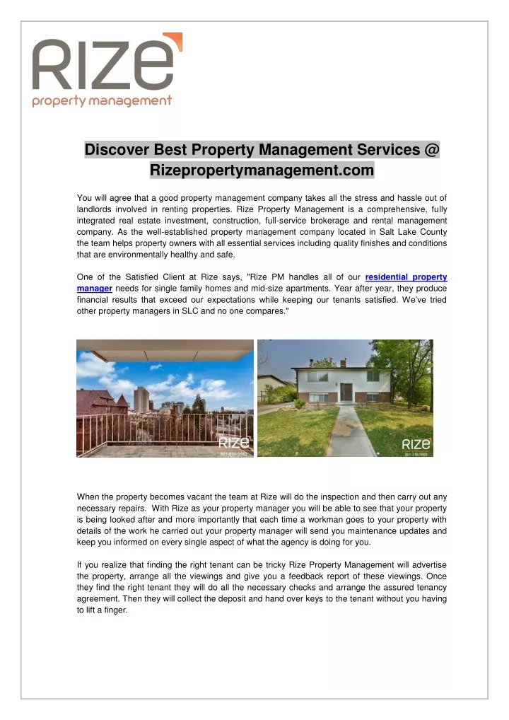 discover best property management services