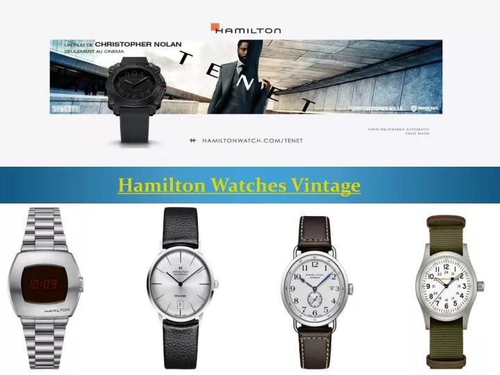 hamilton watches vintage